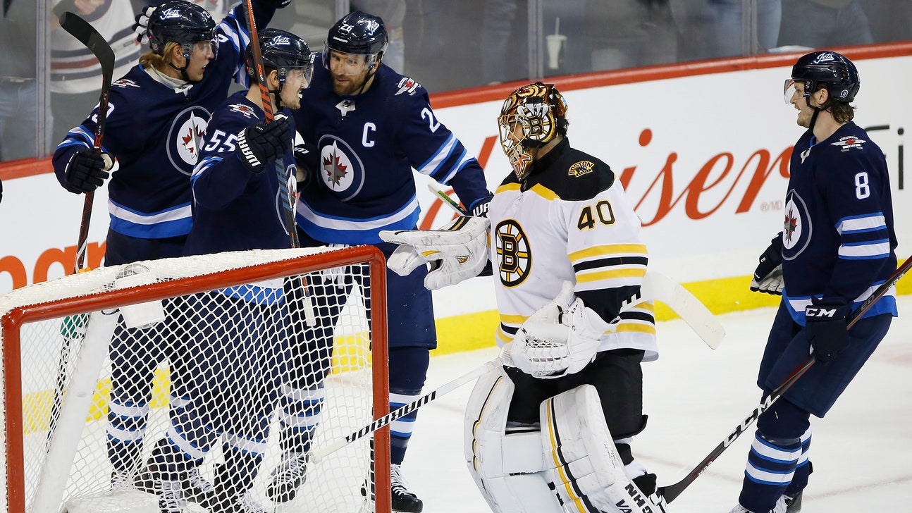Scheifele has goal, 2 assists as Jets beat Bruins 4-3