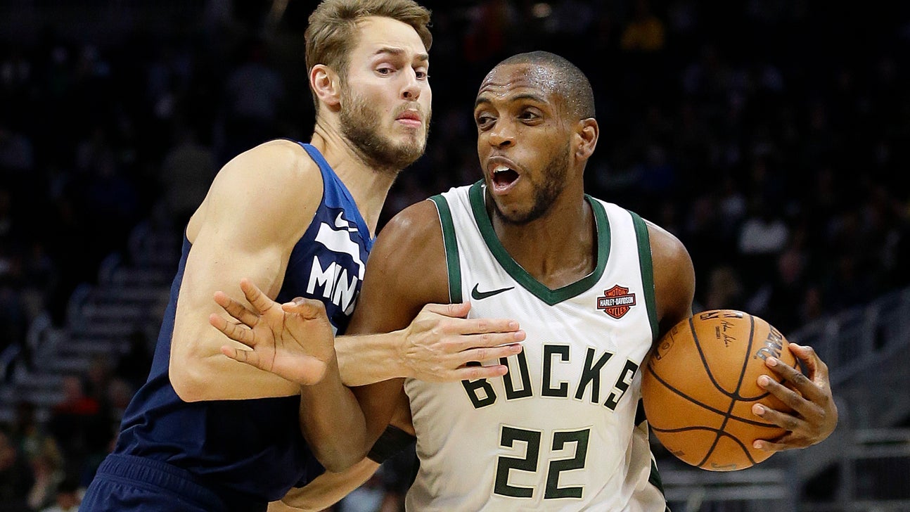 Bucks F Middleton to miss 3-4 weeks with thigh contusion