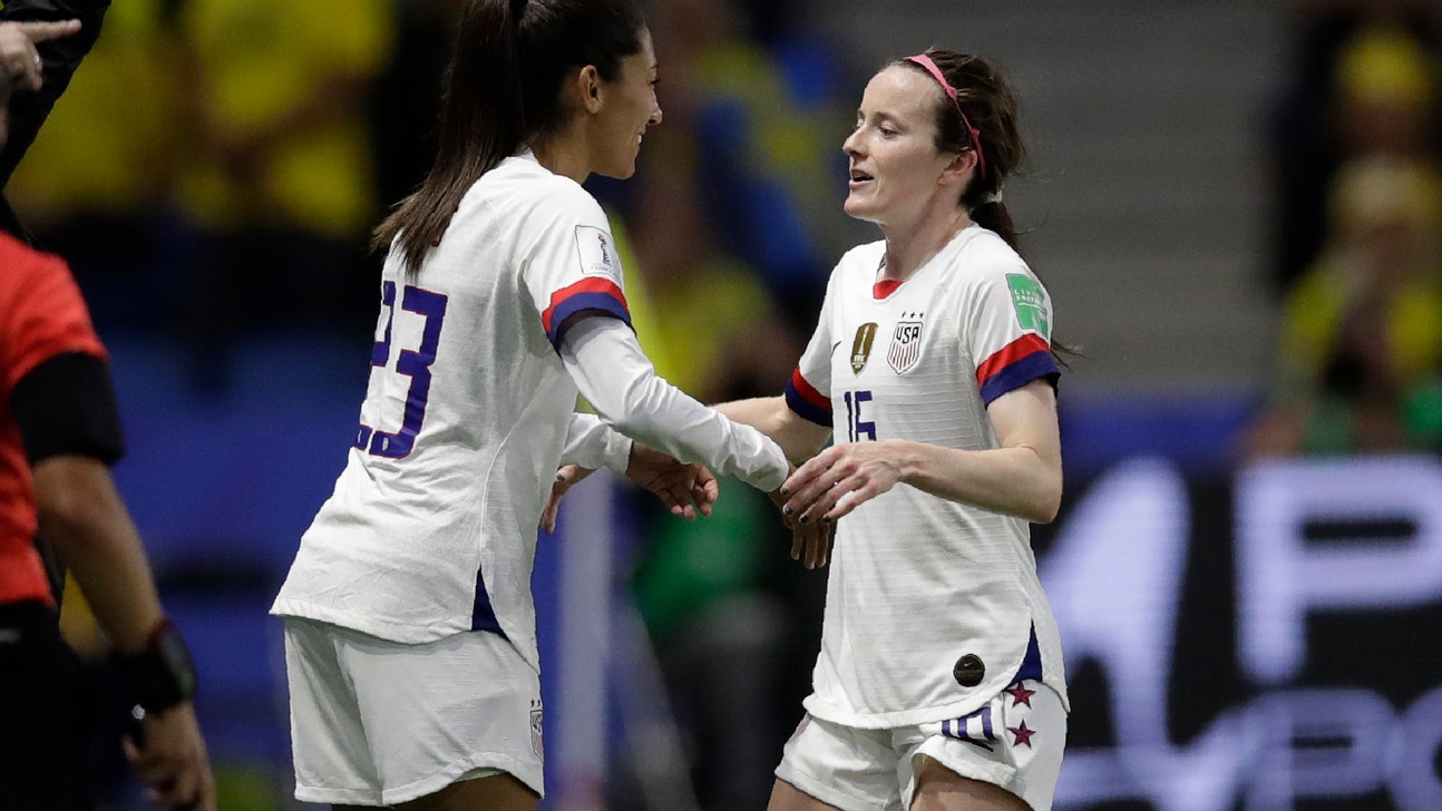 Defending champion US plays Spain to open knockout stage