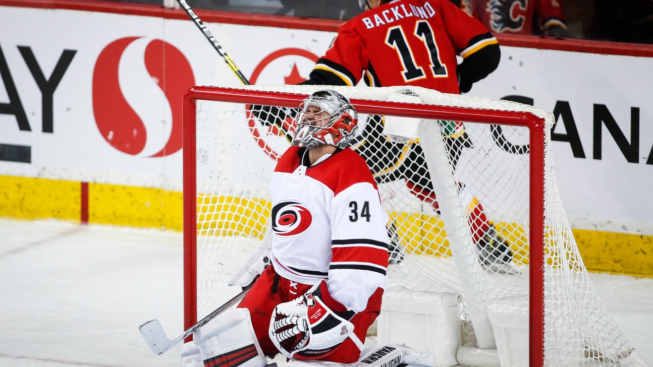 Backlund scores in OT to give Flames 3-2 win over Hurricanes