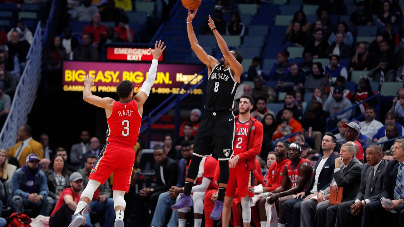 Dinwiddie's 31 points push Nets past Pelicans, 108-101 in OT