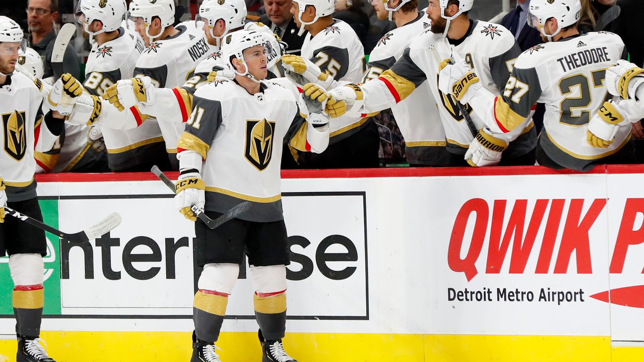 Marchessault scores 2 to lift Vegas over Detroit 4-2