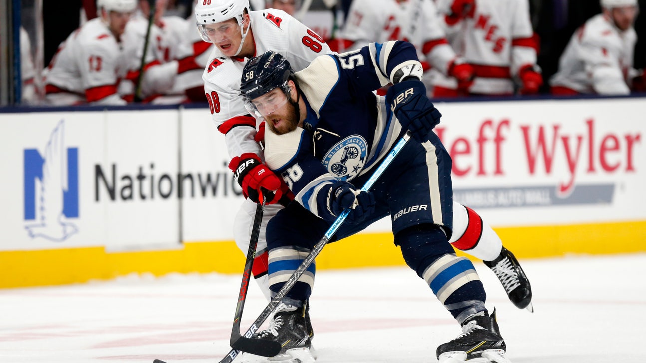 Atkinson scores in OT to lift Blue Jackets over Hurricanes