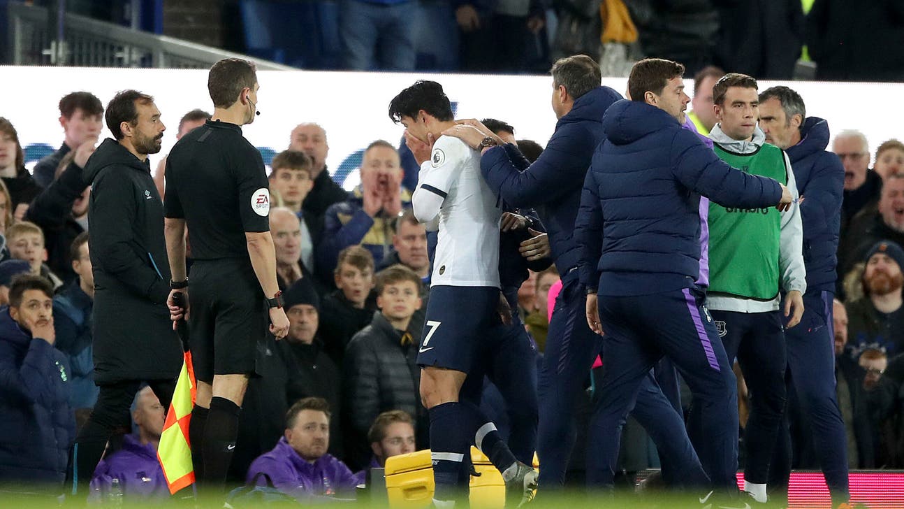Red card overturned for Tottenham's Son after Gomes injury