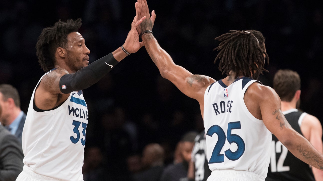 Rose scores 25 as Timberwolves beat Nets 112-102