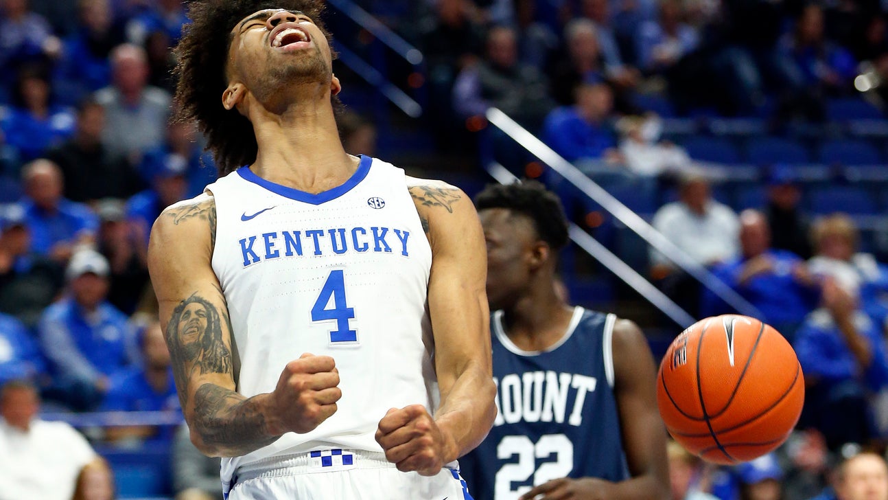No. 9 Kentucky pulls away from Mount St. Mary’s 82-62