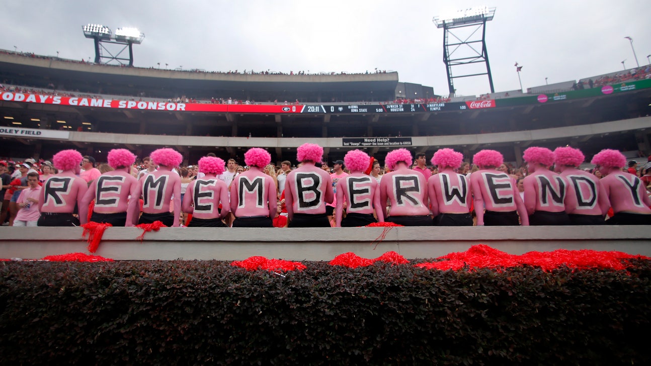 Remember Wendy: UGa fans don pink to honor Anderson's wife