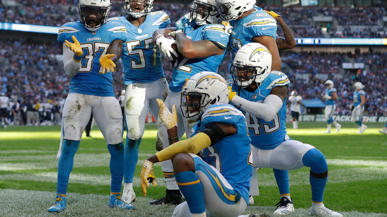 Chargers to wear powder-blue jerseys as primary home uniform