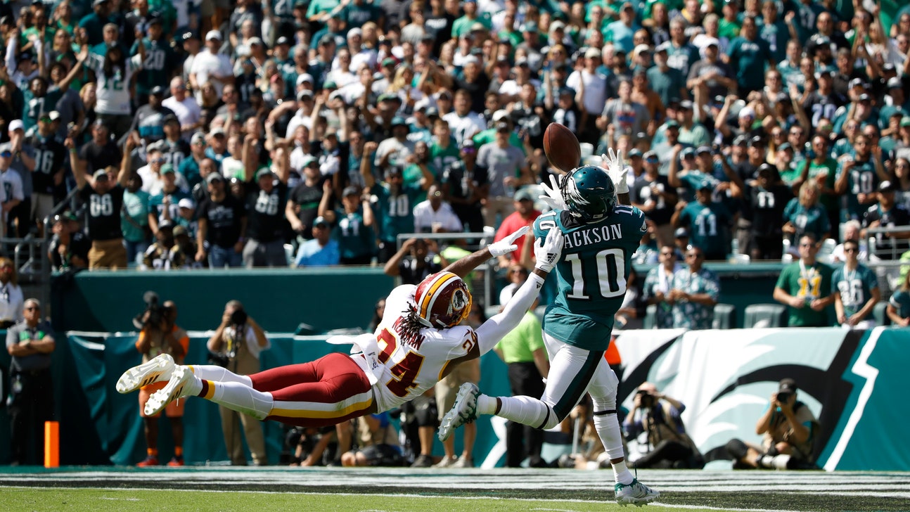 Jackson shines in Philly return, Eagles beat Redskins 32-27