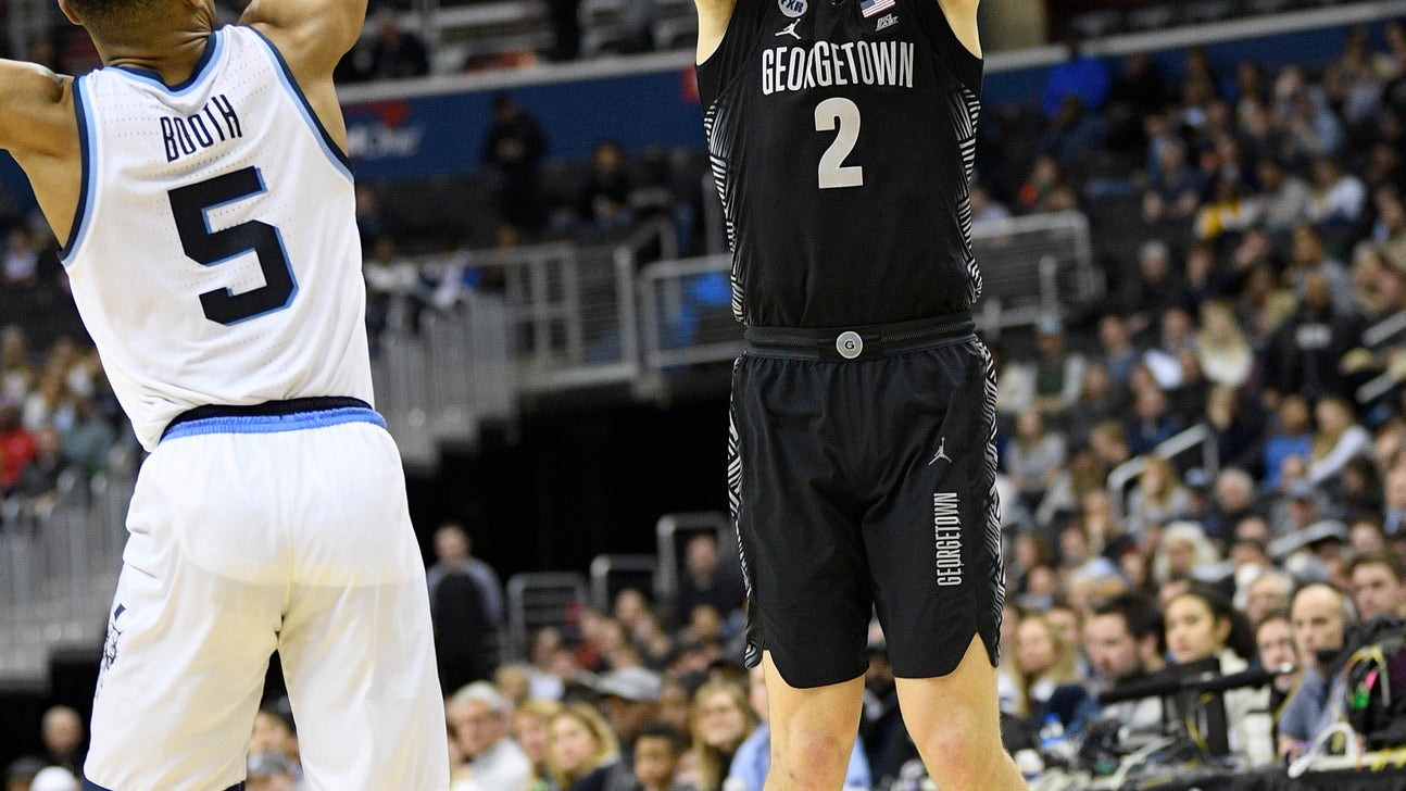 Georgetown ends 9-game skid against No. 17 Villanova, 85-73