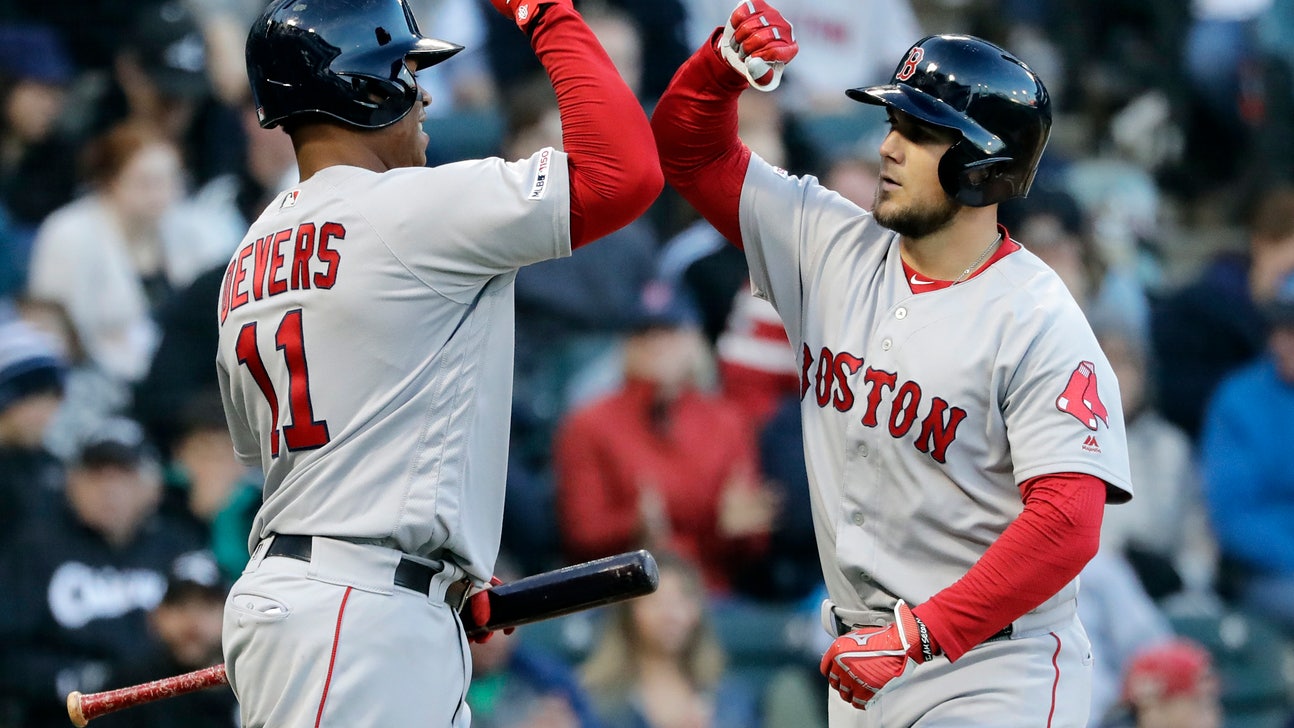 Red Sox get 10 hits in a row in 15-2 rout of White Sox