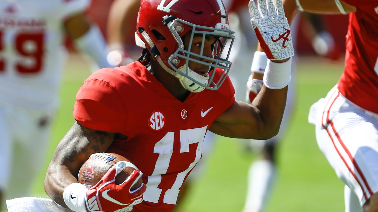 No. 1 Alabama rolls to 56-14 win over Louisiana-Lafayette