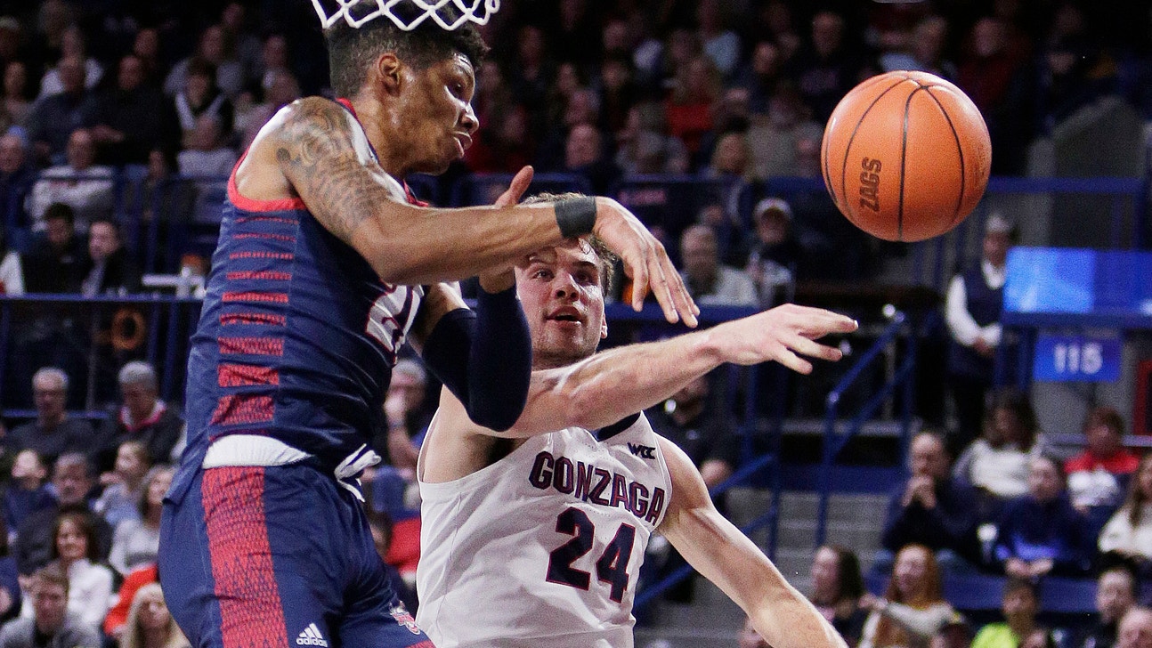 Petrusev leads No. 1 Gonzaga over Detroit Mercy 93-72