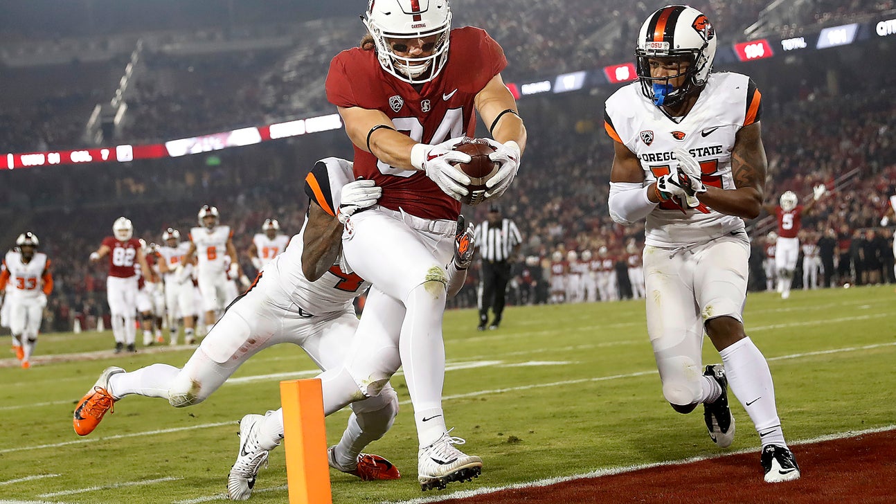 Parkinson’s 4 TD catches lead Stanford past Beavers 48-17