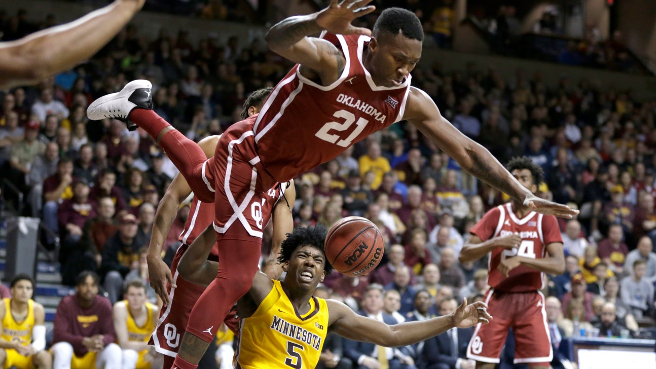 Oklahoma overcomes slow start, beats Minnesota 71-62