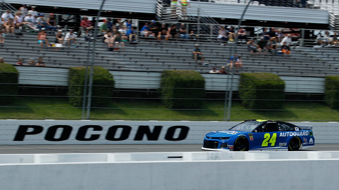 Byron to lead the field to green for NASCAR race at Pocono