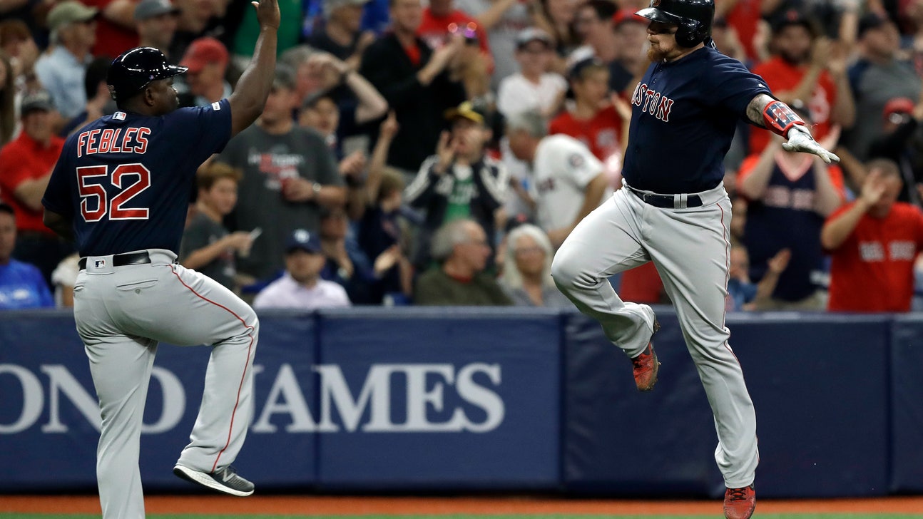 Betts, Moreland homers lead Red Sox to 6-4 win over Rays