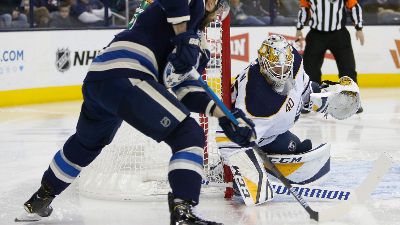 Sheary scores in 3rd to lift Sabres over Blue Jackets 5-4