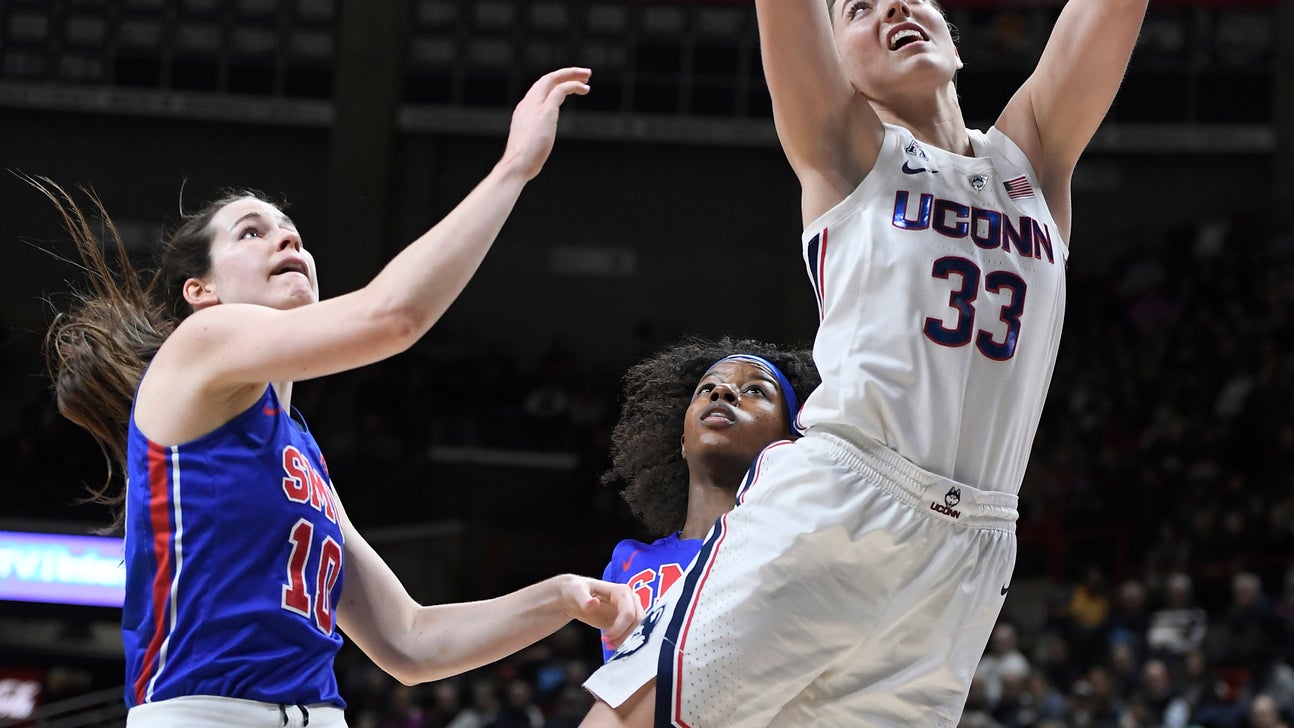 Samuelson, Collier lead No. 3 UConn women past SMU 79-39