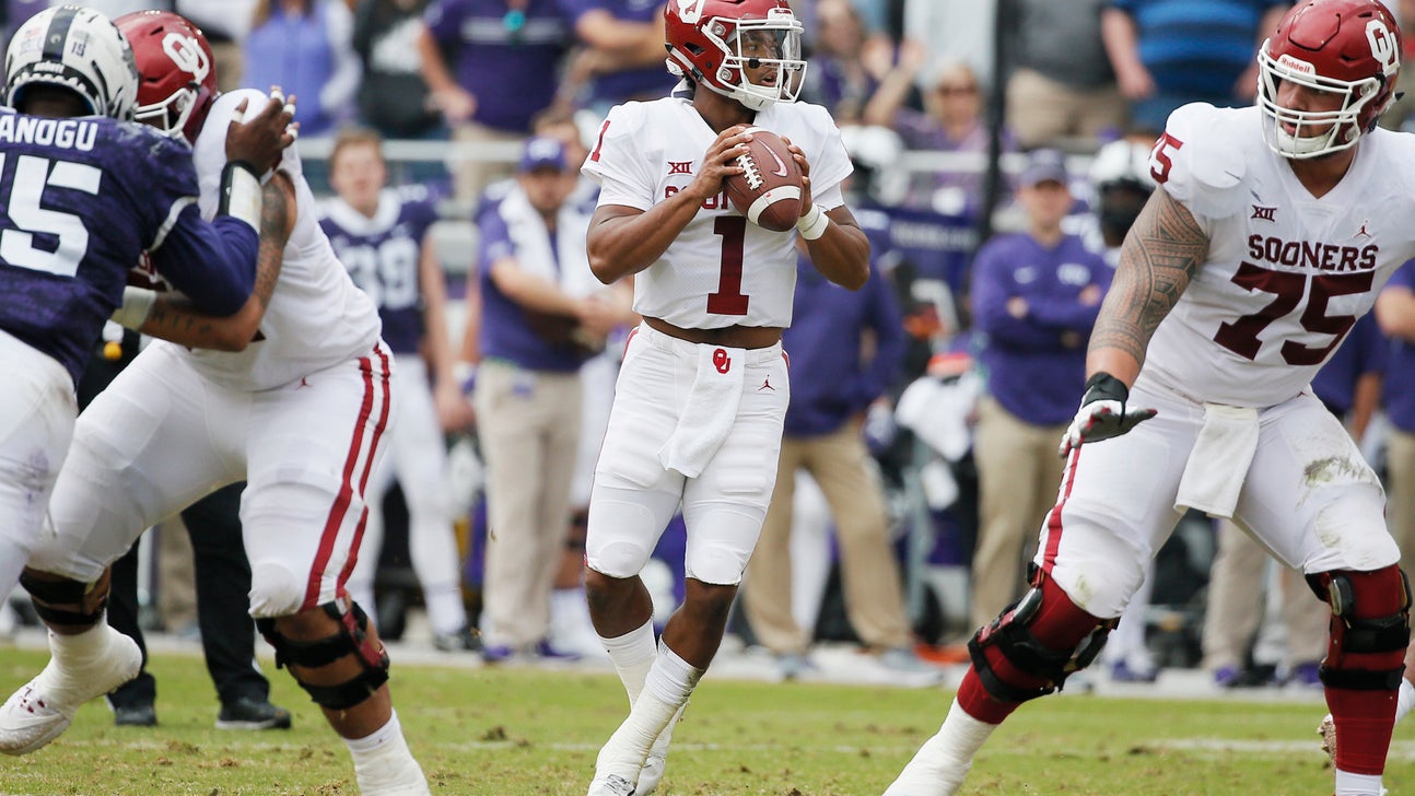 No. 9 Oklahoma rebounds from only loss with 52-27 win at TCU