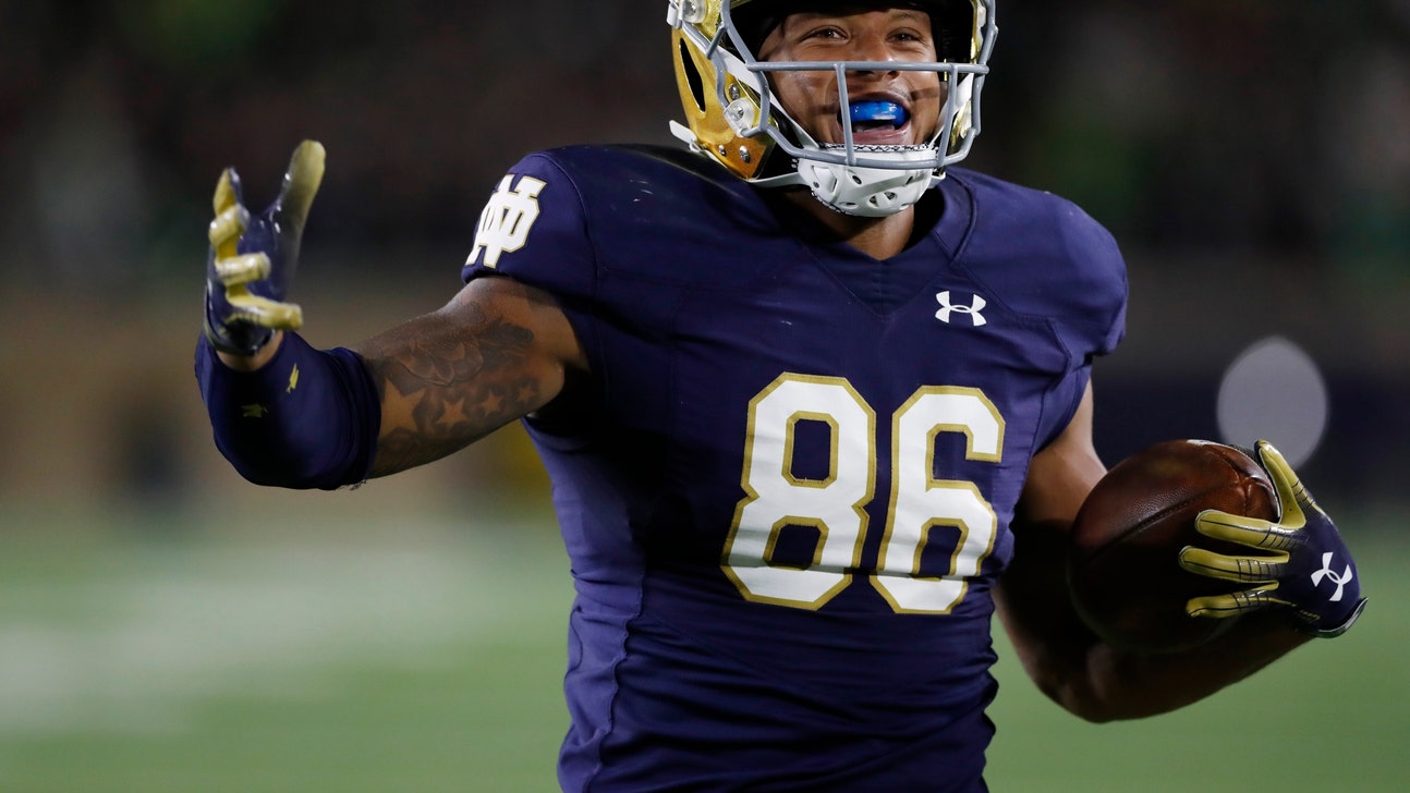 TE Mack part of Notre Dame's open attack with Navy next