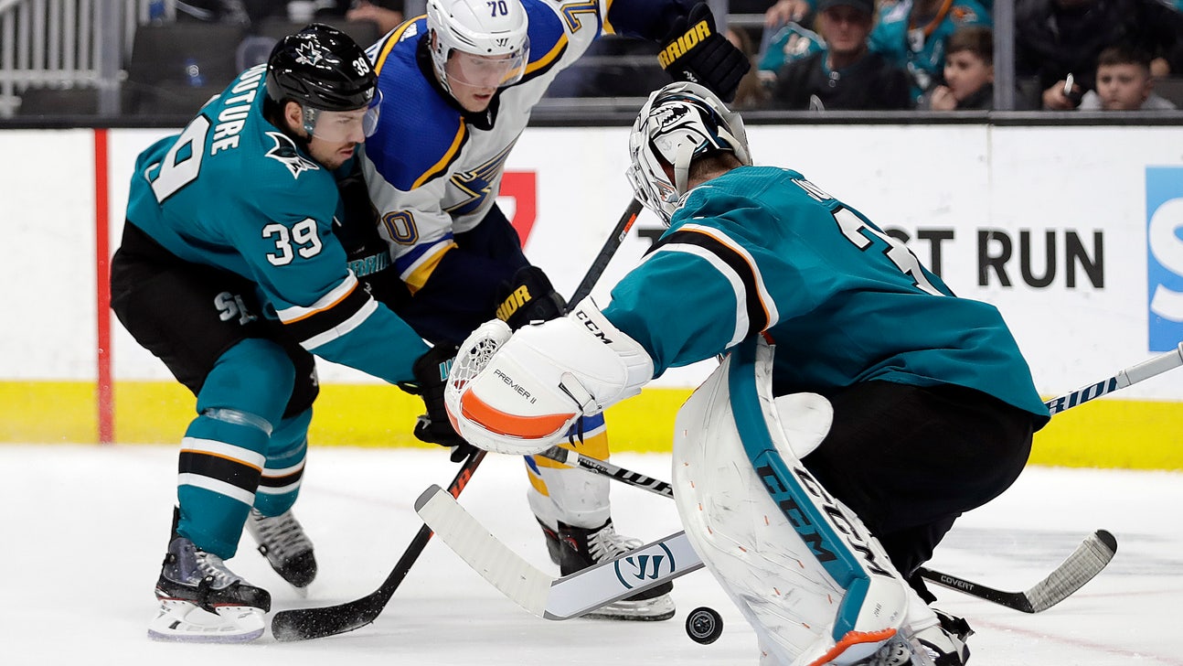 Kevin Labanc scores in OT, Sharks beat Blues 3-2