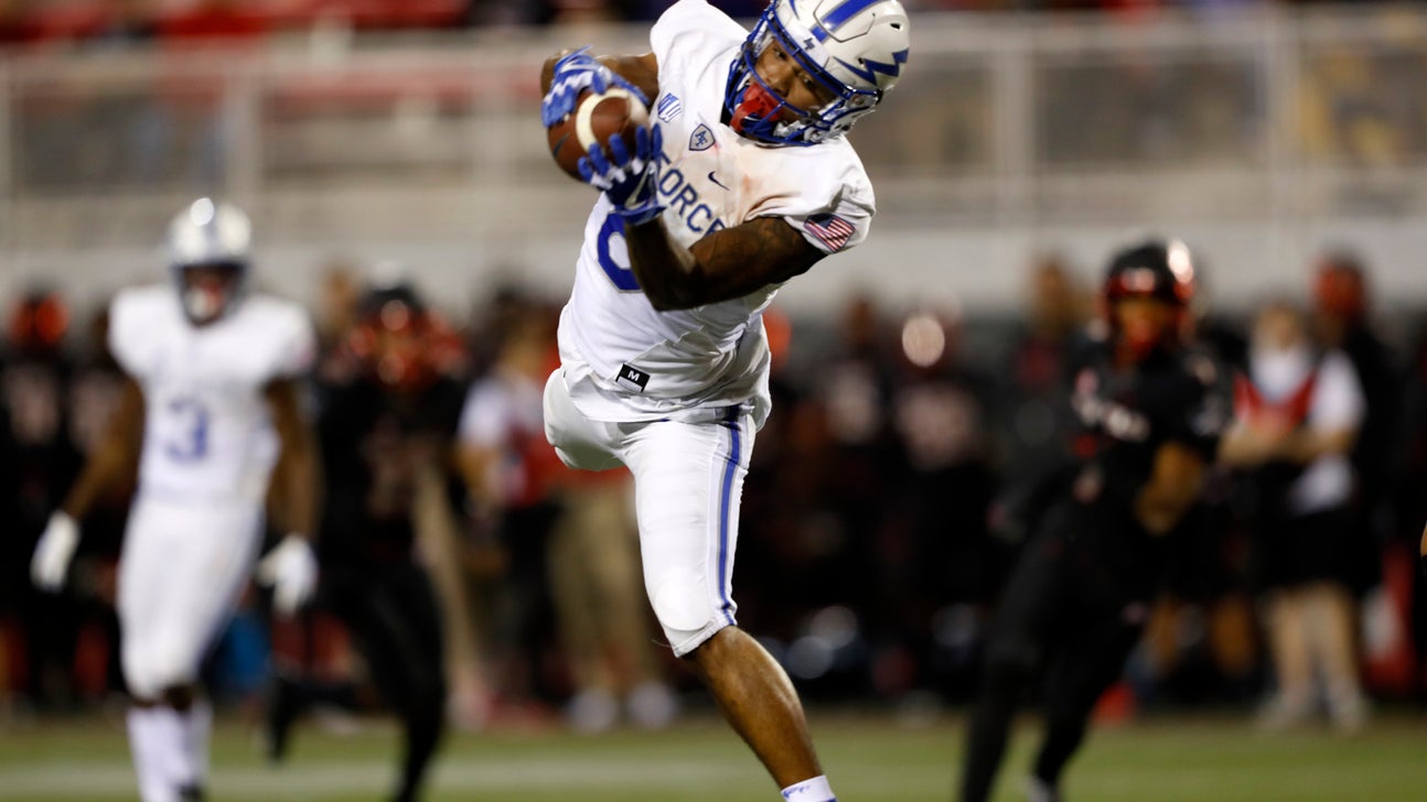 Air Force gets first conference win 41-35