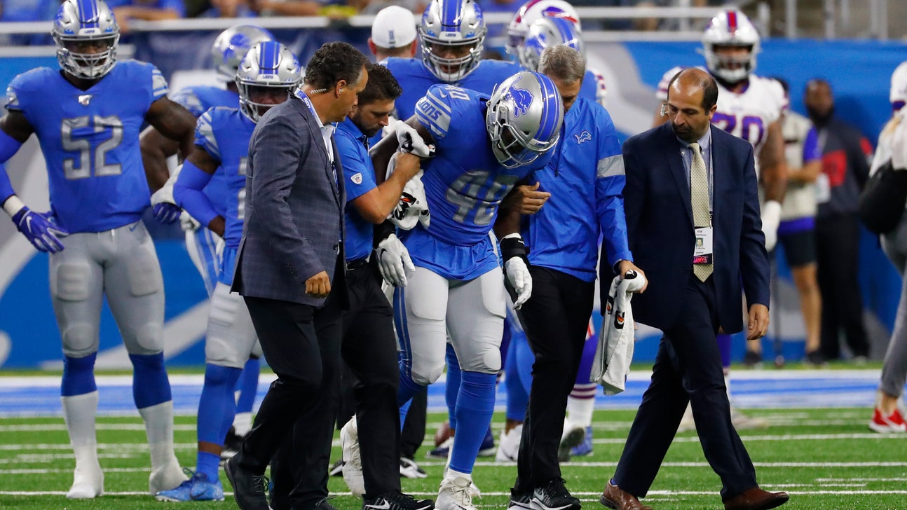Lions' Patricia: Injuries to Davis, Ragnow not season-ending
