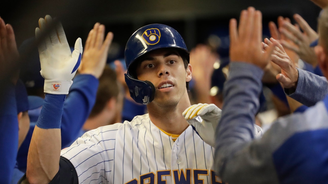 Yelich, Davies pace Brewers past Cubs, 7-1