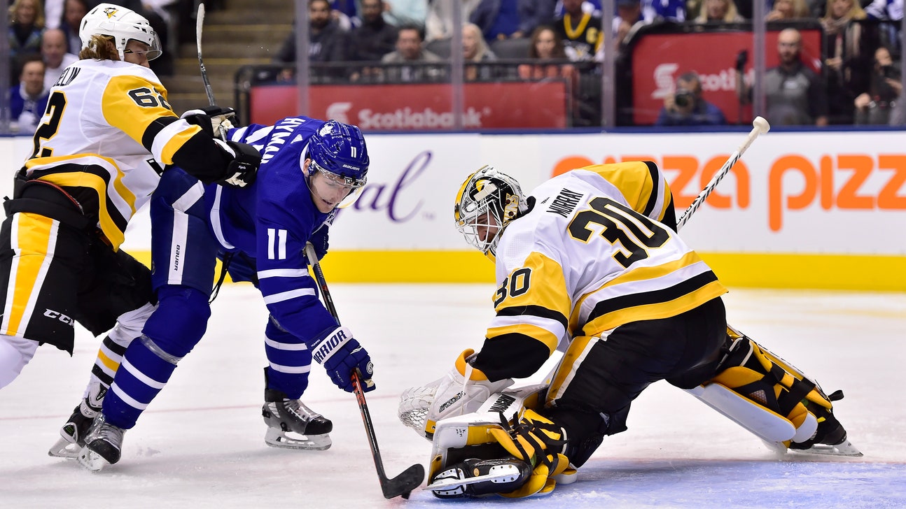 Malkin scores twice, Penguins beat Maple Leafs 3-0