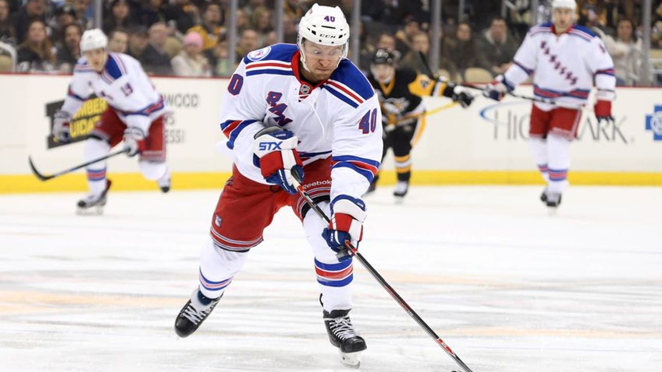 New York Rangers' Michael Grabner Contributing Despite Scoring Drought