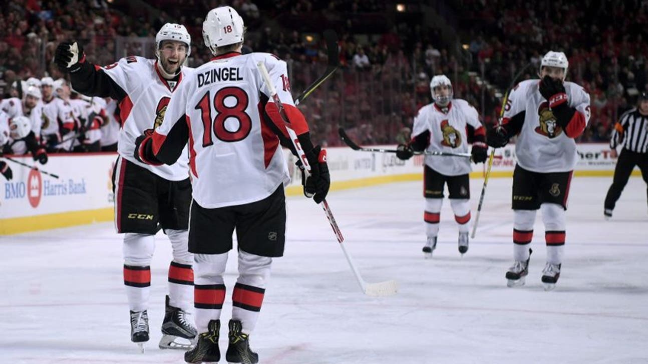 Ottawa Senators defeat Chicago Blackhawks 4-3
