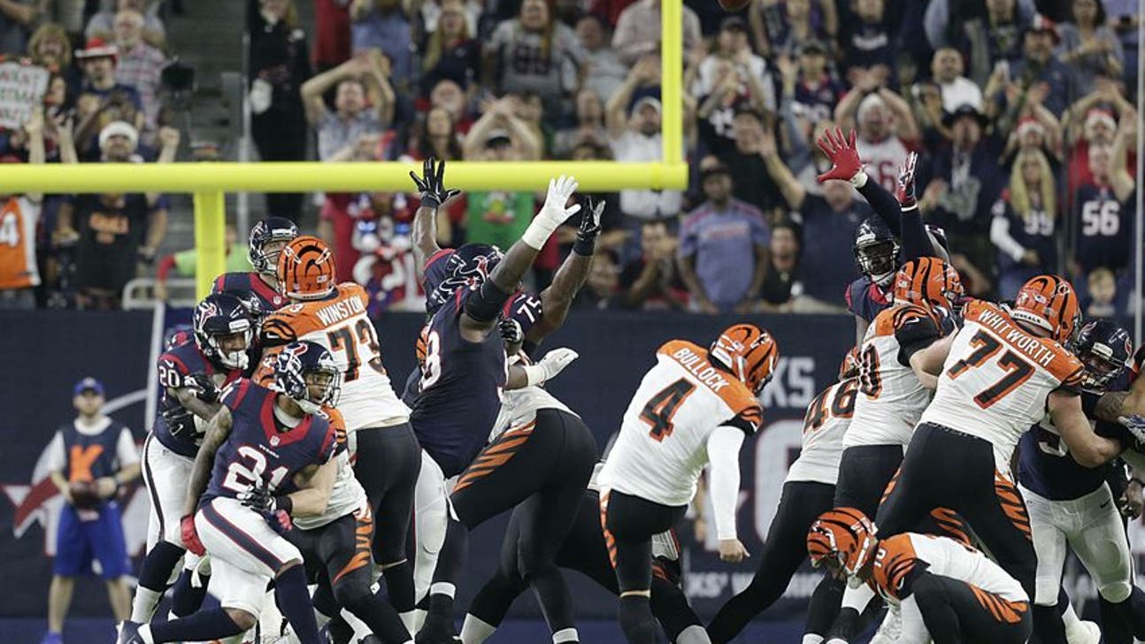 Houston Texans Clinch AFC South on Randy Bullock Missed Field Goal (Video)
