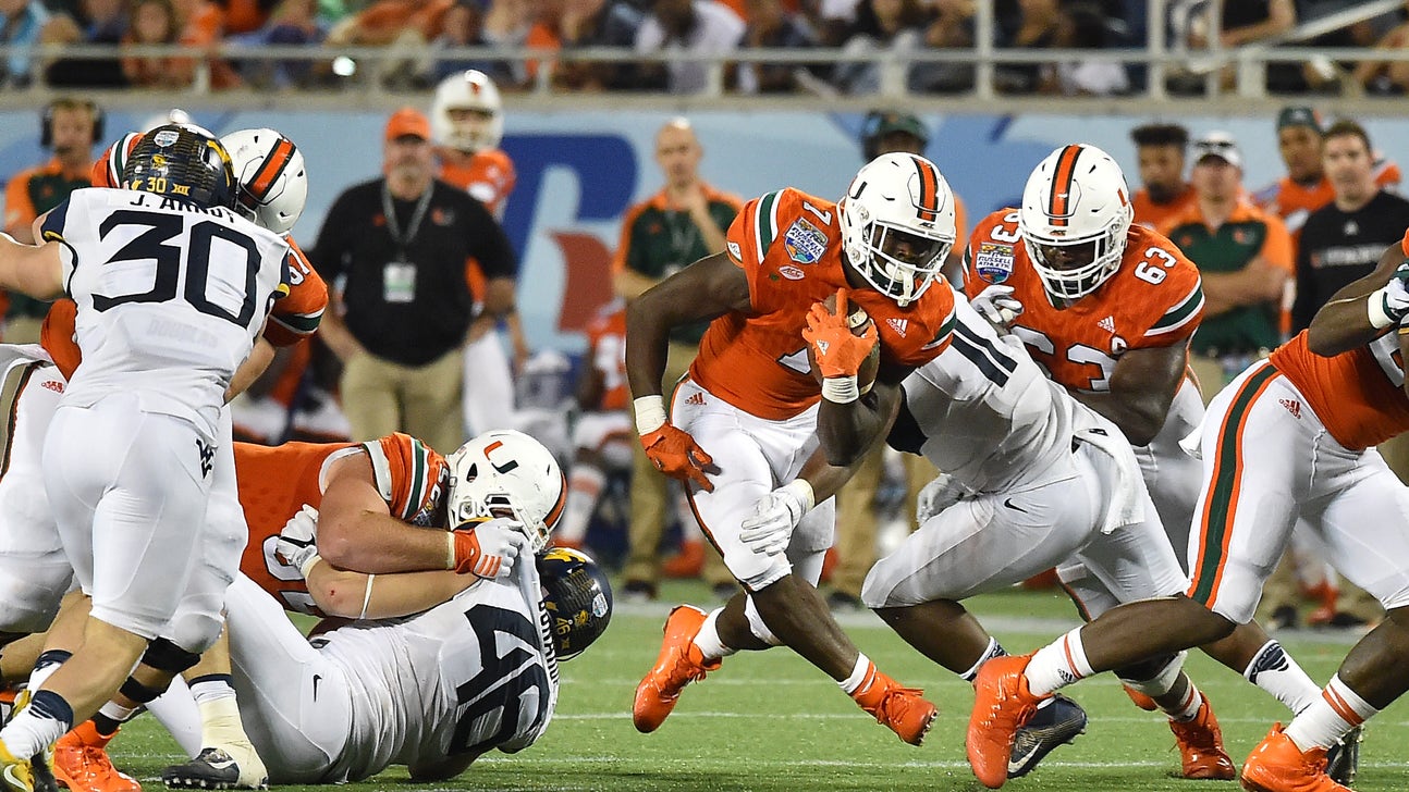 Miami Hurricanes Running Back Gus Edwards Announces Intent to Transfer