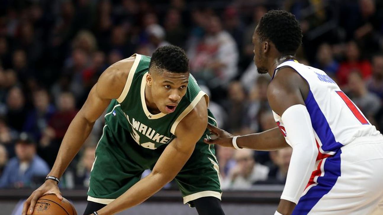 Milwaukee Bucks take it to the Detroit Pistons