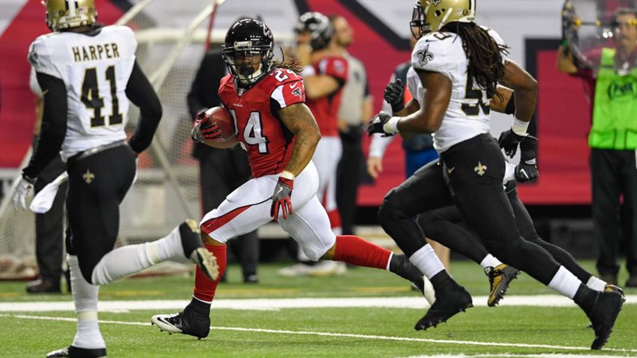 Devonta Freeman blazes for 75-yard touchdown run vs. Saints (Video)