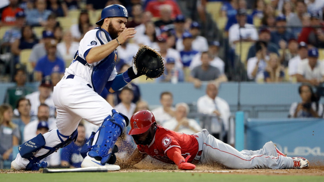 Calhoun gets Bellinger to end Angels' 5-4 win over Dodgers