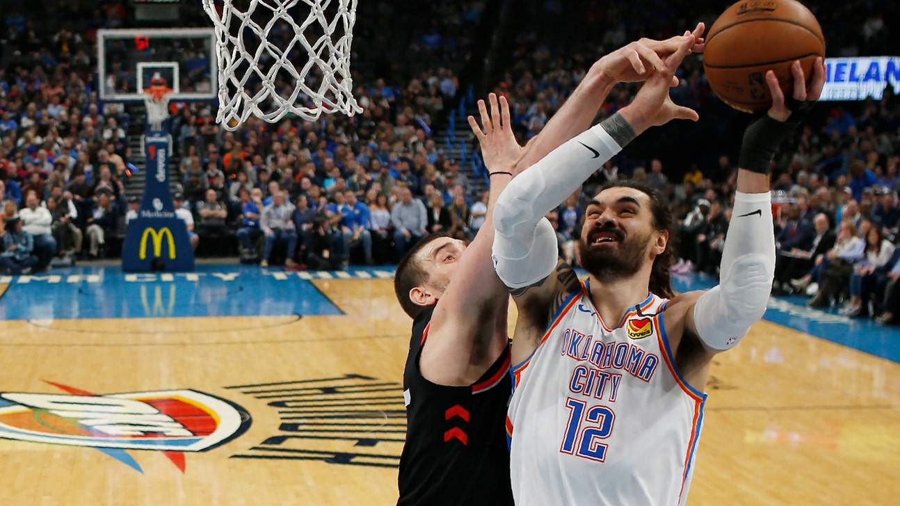 Thunder center Steven Adams out vs. Heat with injured knee
