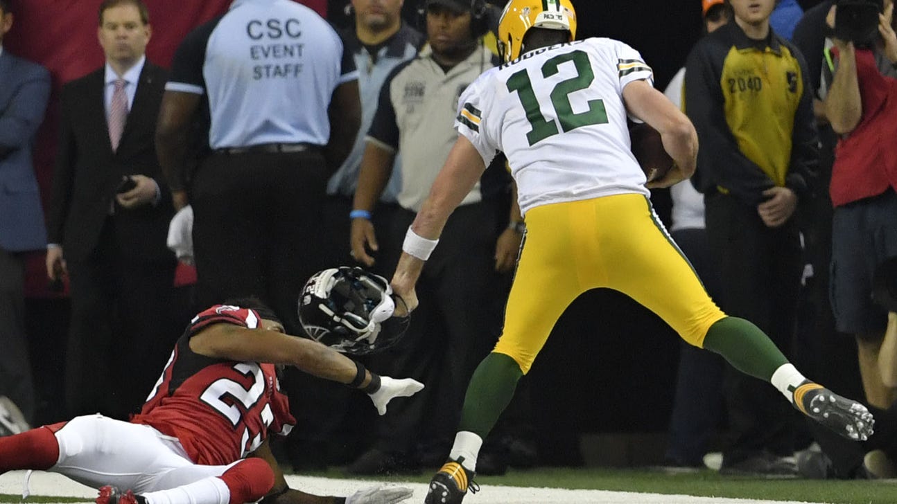 Falcons cornerback Robert Alford performs NBA-esque flop (video)