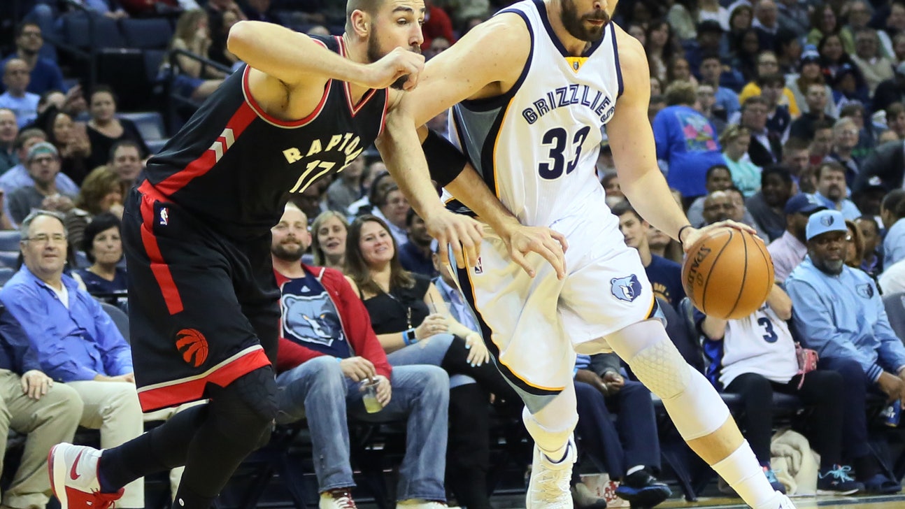 Marc Gasol scores career-high to lift Grizzlies over Raptors