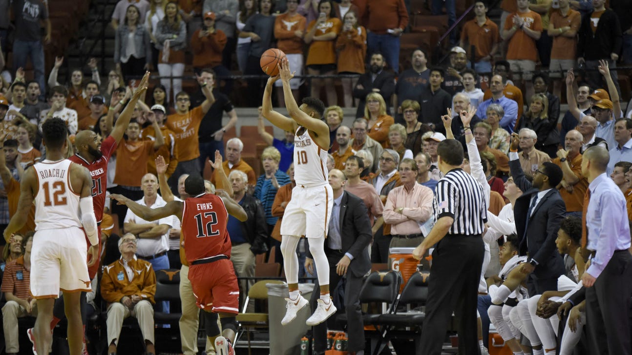 Texas Basketball: Eric Davis 3-Ball from Corner Pocket Sinks Red Raiders