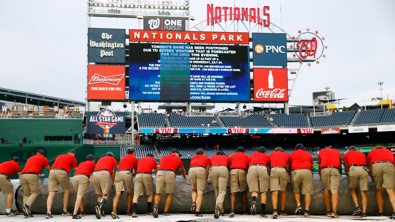 Nationals ace Scherzer throws bullpen session before rainout