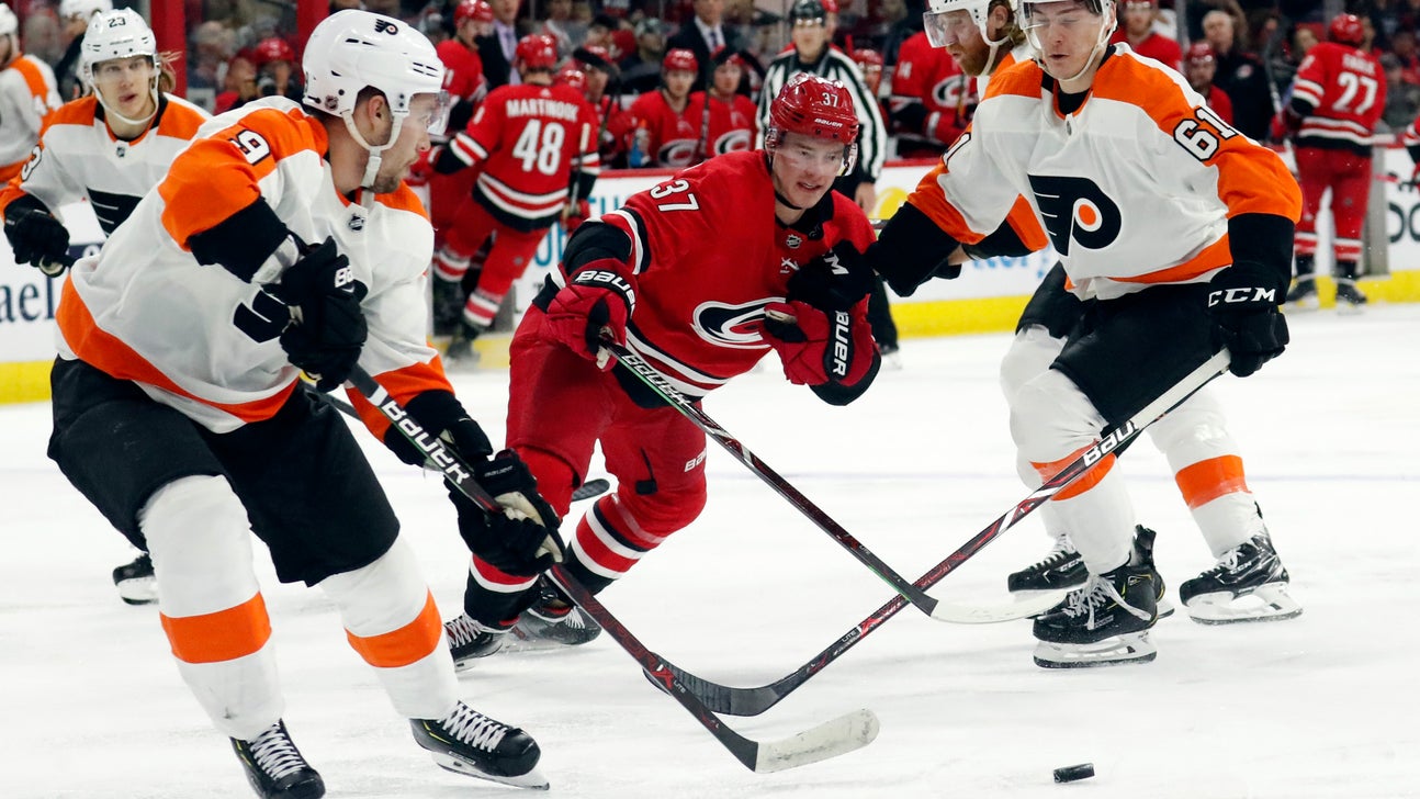 Hurricanes edge Flyers 3-2 to improve playoff hopes