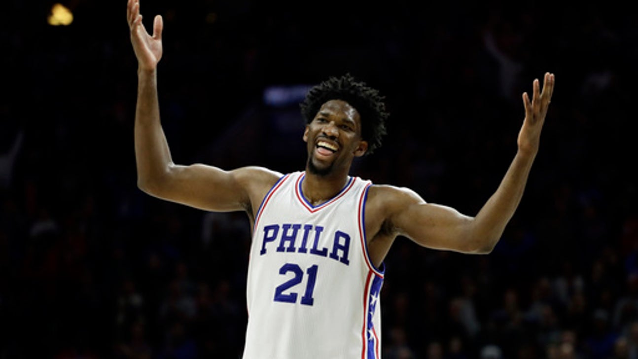 76ers' Embiid can't play but can dance