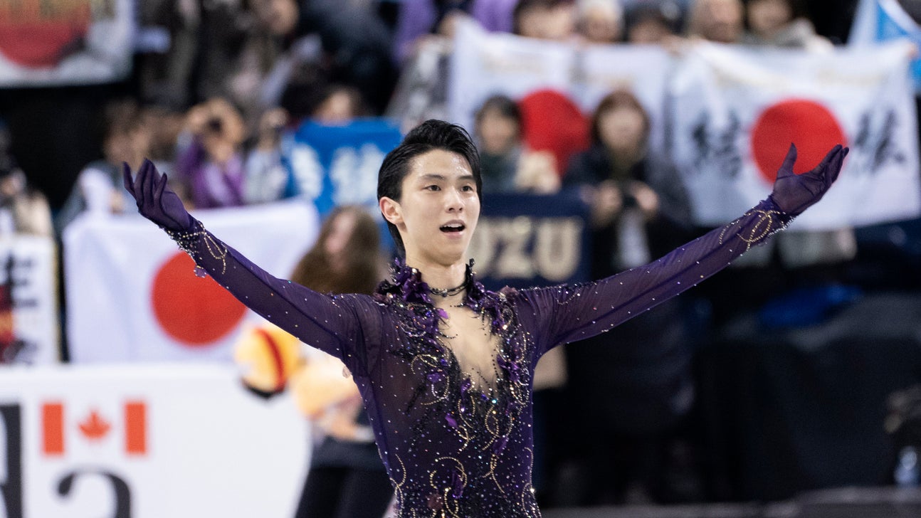 Japan's Hanyu, Russia's Trusova win Skate Canada