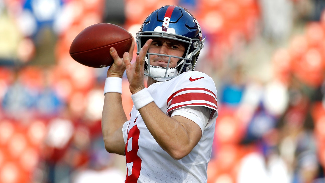 Jones throws for 5 TDs, Giants beat Redskins in overtime