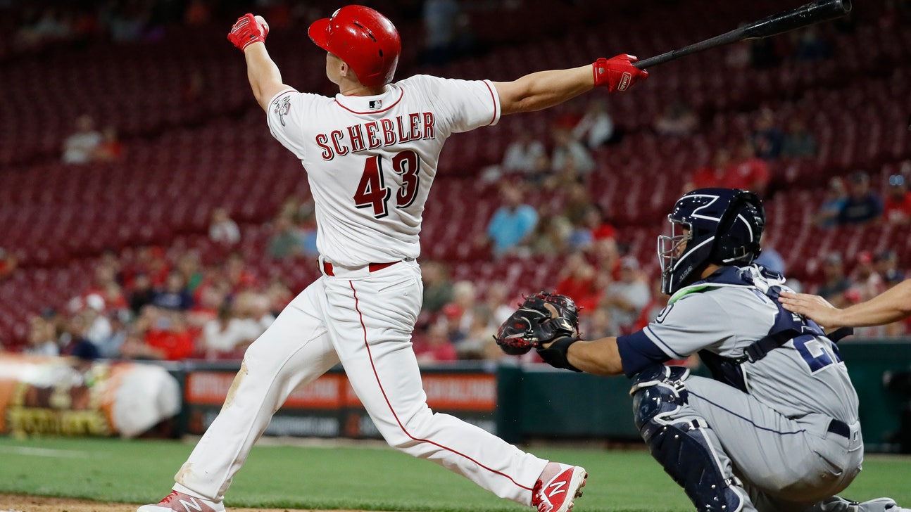 Schebler’s club-record slam leads Reds over Padres 12-6