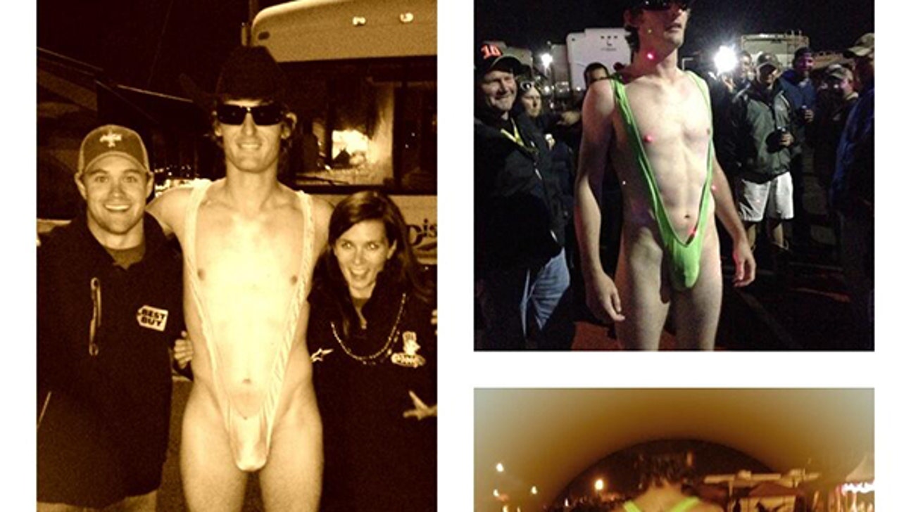 Talladega Flashback: Ricky & Danica Meet Mankini Man