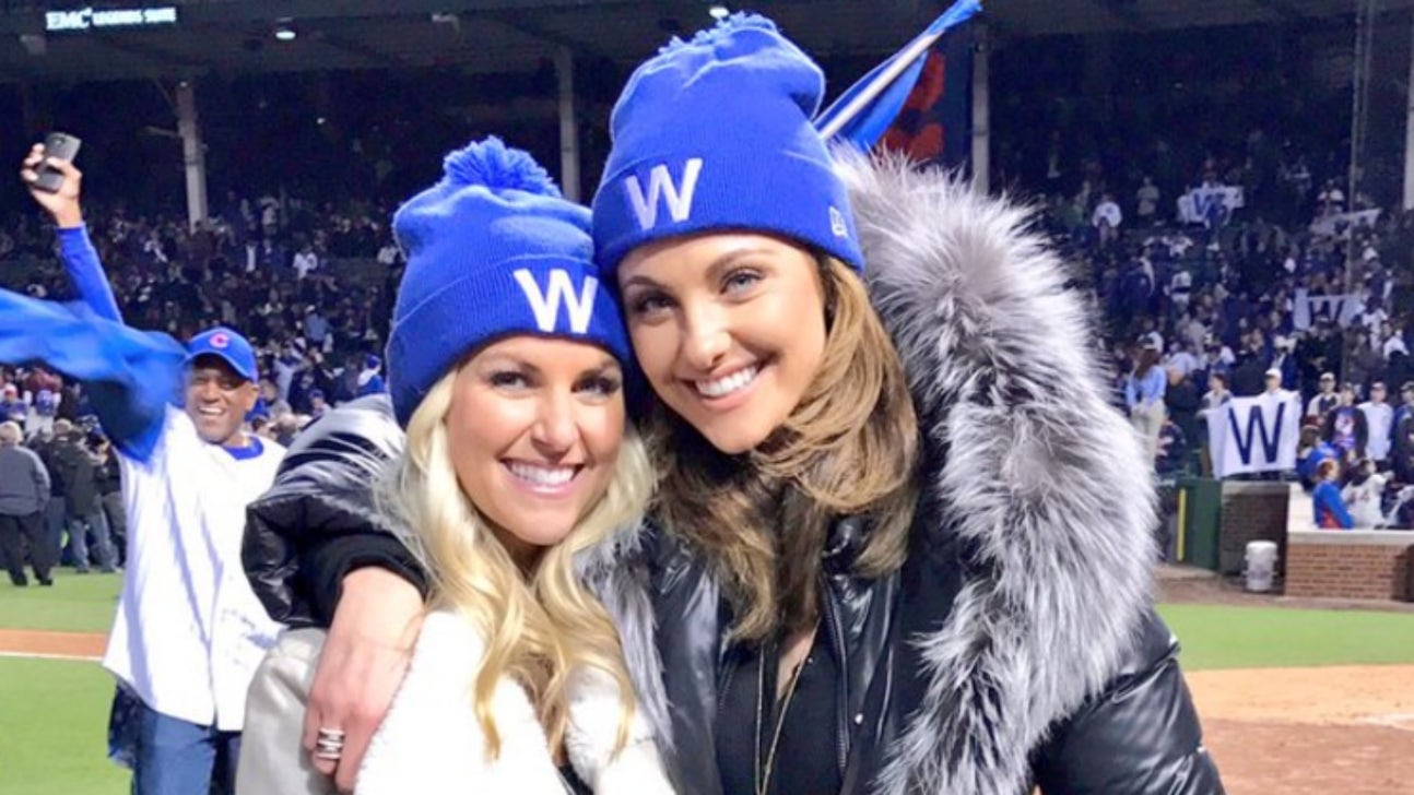 Chicago Cubs players, wives and girlfriends react to clinching World Series berth