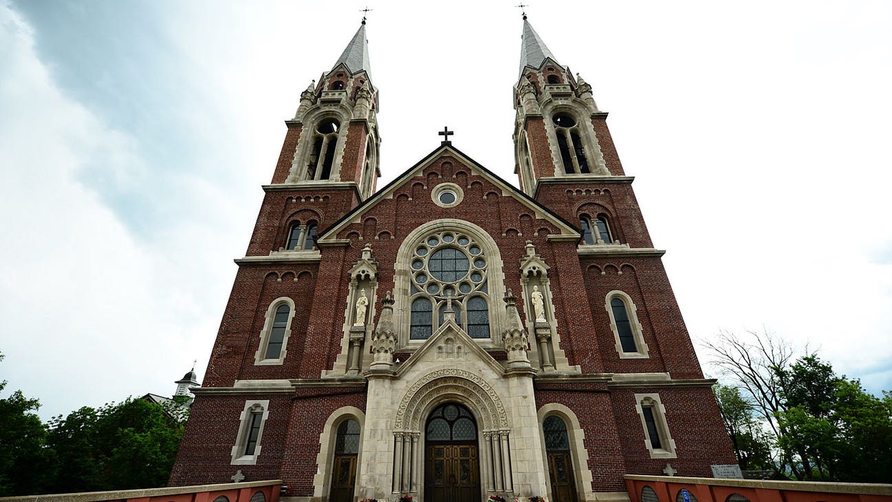 Inside Holy Hill, the sacred basilica overlooking Erin Hills